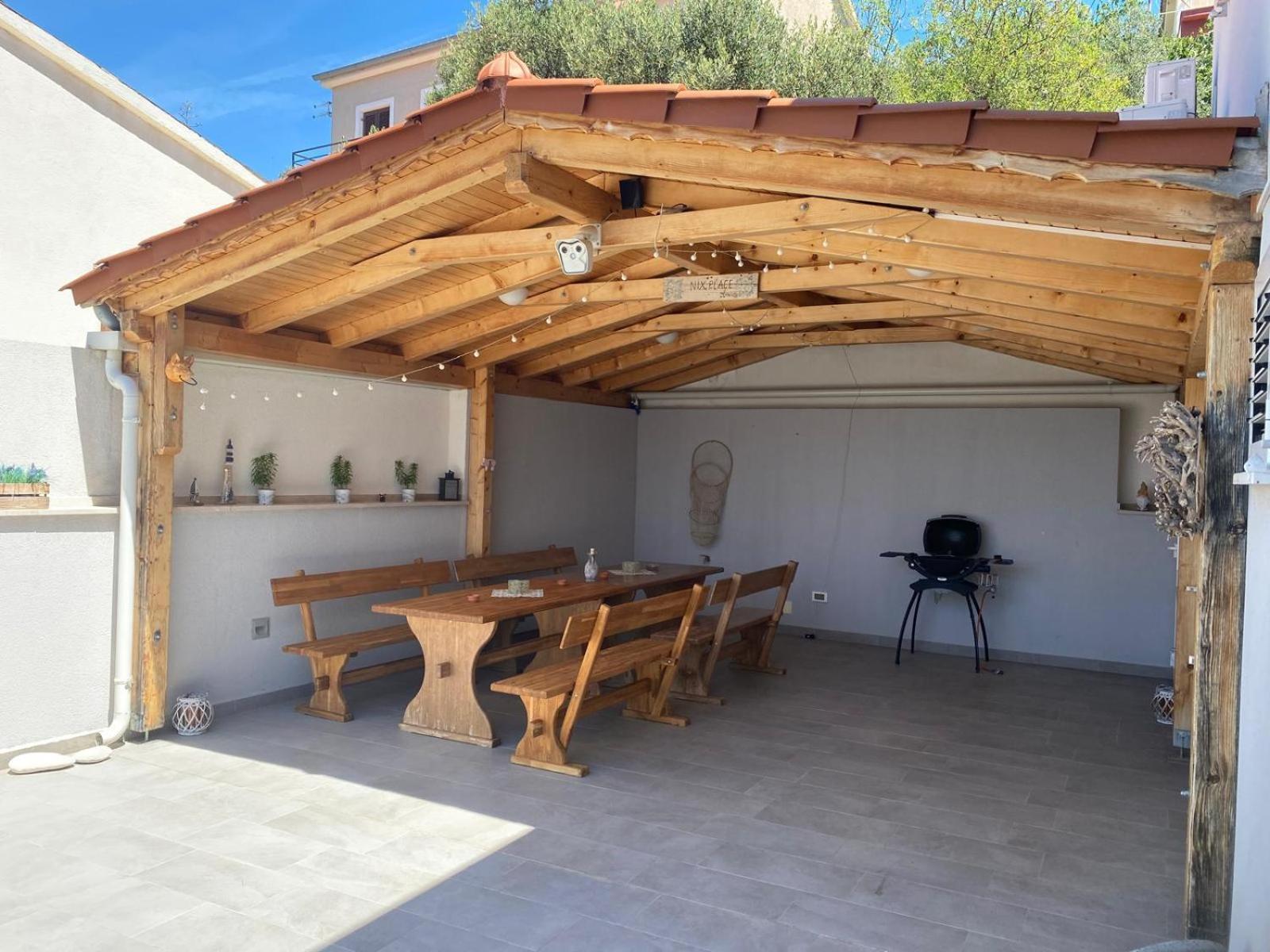 Villa Pina Tisno Apartment Zonsa 2 Pers Exteriér fotografie